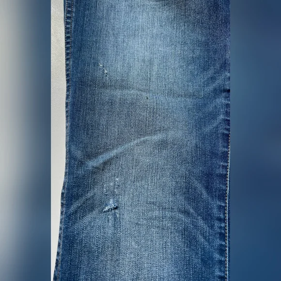 Madewell Women's Distressed Skinny Jeans - Blue - Picture 4 of 10